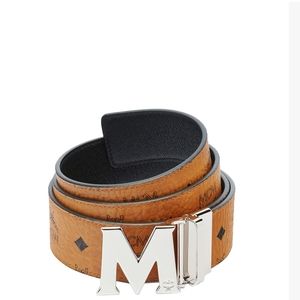 MCM Reversible Silver Buckle Belt - EXCELLENT CONDITION